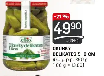 Flop OKURKY DELIKATES 5-8 CM nabídka