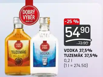 Flop VODKA 37.5% TUZEMAK 37.5% nabídka