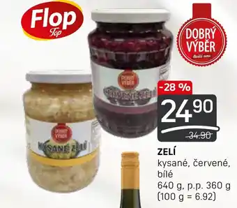 Flop ZELÍ nabídka