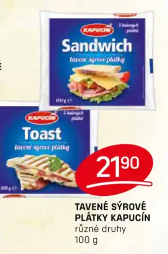 Flop TAVENÉ SÝROVÉ PLÁTKY KAPUCÍN nabídka