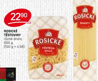 Flop ROSICKÉ TĚSTOVINY nabídka