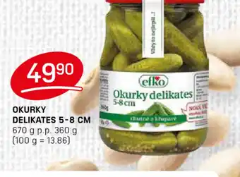 Flop OKURKY DELIKATES 5-8 CM nabídka