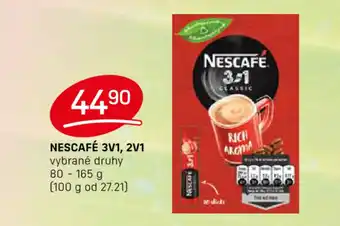 Flop NESCAFÉ 3V1, 2V1 nabídka