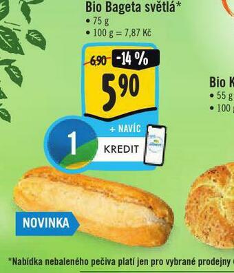 Jip Bio bageta světlá nabídka