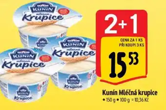 Albert Kunín Mléčná krupice nabídka