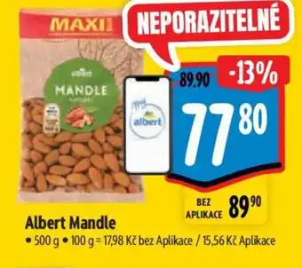 Albert Albert Mandle 500 g nabídka