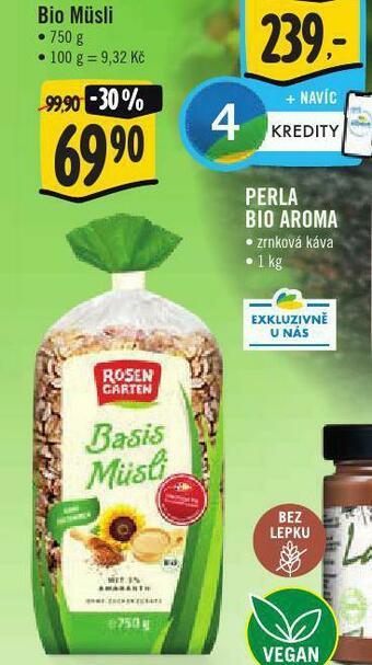 Jip Bio müsli nabídka