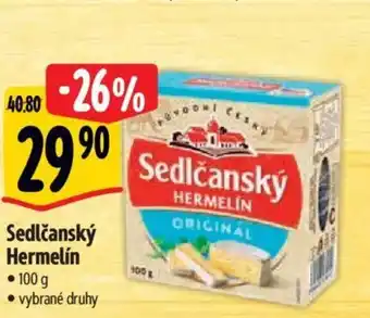 Albert Sedlčanský Hermelín nabídka