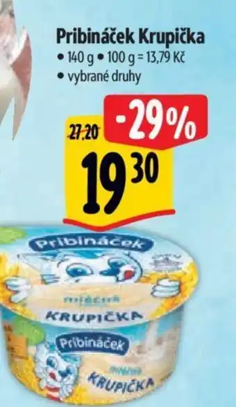 Albert Pribináček Krupička nabídka
