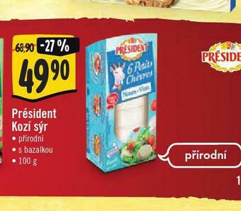 Jip Président kozí sýr nabídka