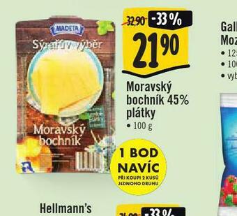 Jip Moravský bochník 45% plátky nabídka