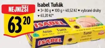 Albert Isabel Tuňák nabídka