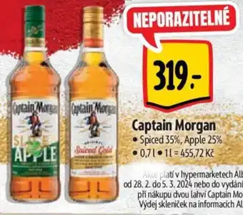 Albert Captain Morgan nabídka