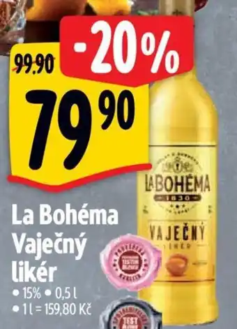 Albert La Bohéma Vaječný likér nabídka