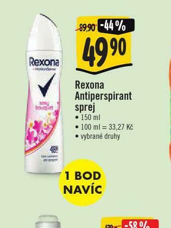 Jip Rexona antiperspirant nabídka