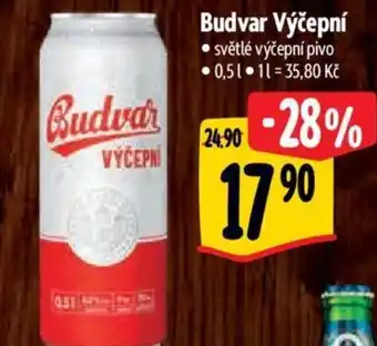 Albert Budvar Výčepní nabídka