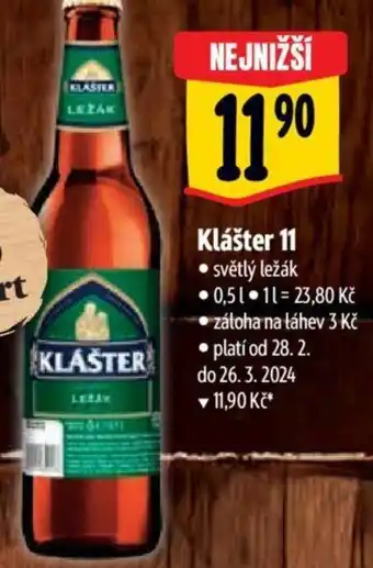 Albert Klášter 11 nabídka