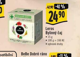Jip Leros bylinný čaj nabídka