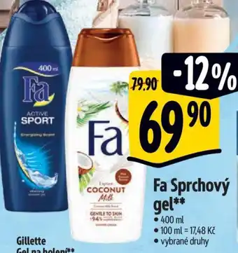 Albert Fa Sprchový gel nabídka