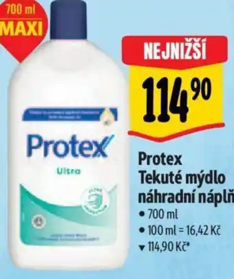Albert Protex Tekuté mýdlo náhradní náplň nabídka