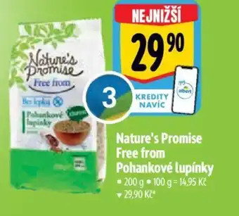 Albert Nature's Promise Free from Pohankové lupínky nabídka