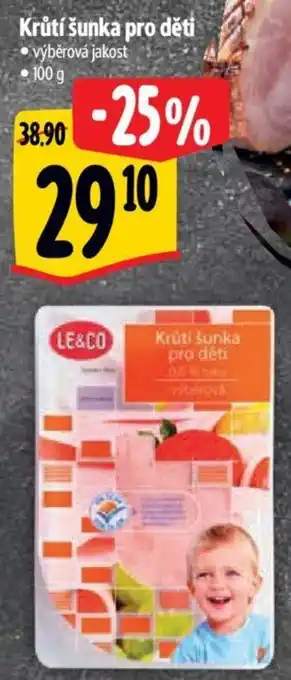 Albert Krůtí šunka pro děti nabídka
