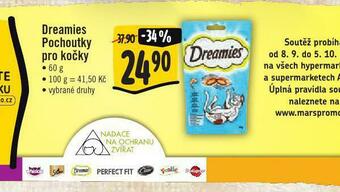Jip Dreamies pochoutky pro kočky nabídka