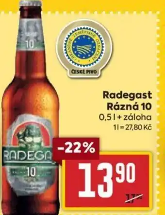 Radegast Rázná 10 0,5L