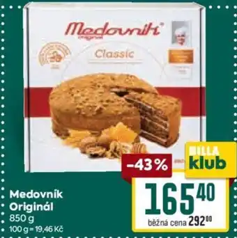 Billa Medovník Originál nabídka