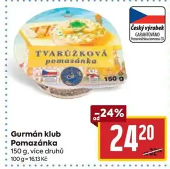 Billa Gurmán klub Pomazánka nabídka