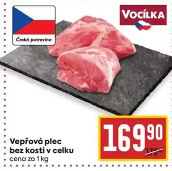 Billa Vepřová plec bez kosti v celku nabídka