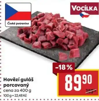 Billa Hovězí guláš porcovaný nabídka