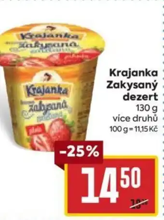 Billa Krajanka Zakysaný dezert nabídka