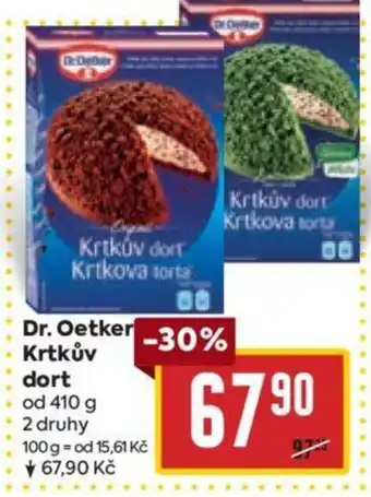 Billa Dr. Oetker Krtkův dort nabídka