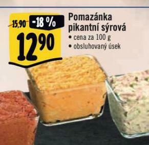 Albert Pomazánka pikantní sýrová nabídka