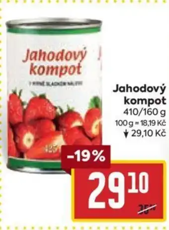 Billa Jahodový kompot nabídka