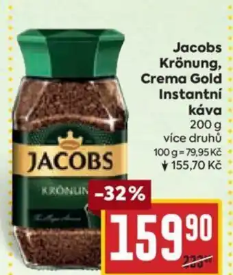 Billa Jacobs Krönung, Crema Gold Instantní Κάνα nabídka