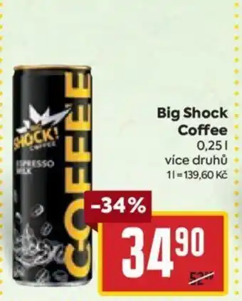Billa Big Shock Coffee nabídka