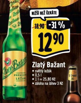 Albert Pivo zlatý bažant nabídka