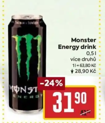 Billa Monster Energy drink 0.5L nabídka