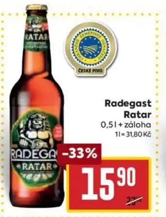 Billa Radegast Ratar 0,5L nabídka
