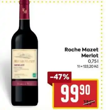 Billa Roche Mazet Merlot 0.75L nabídka