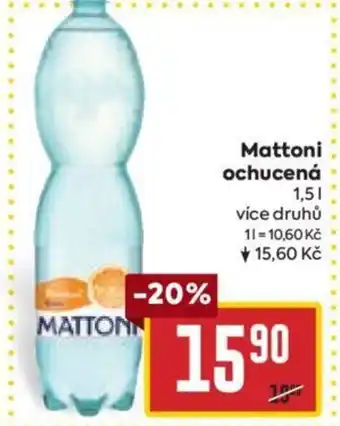 Billa Mattoni ochucená 1.5L nabídka