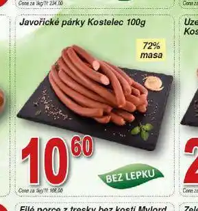 Hruška Javořické párky nabídka
