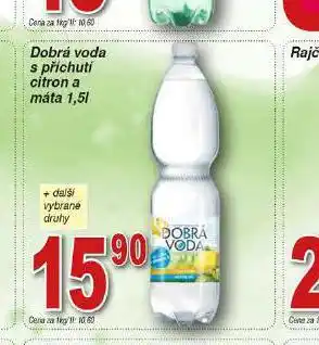 Hruška Dobrá voda s příchutí citron a máta nabídka