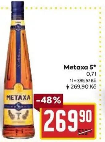 Billa Metaxa 5 0.7L nabídka