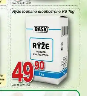 Hruška Rýže loupaná dlouhozrnná nabídka