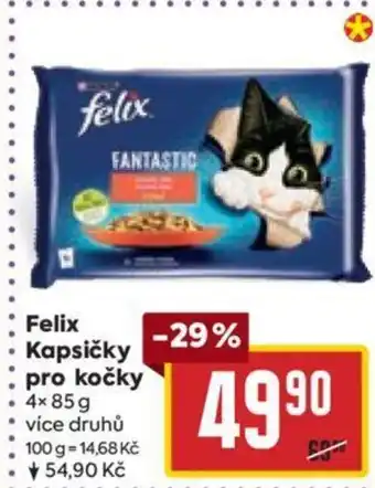 Billa Felix Kapsičky pro kočky nabídka