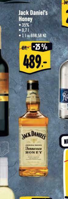Albert Jack daniel´s honey nabídka