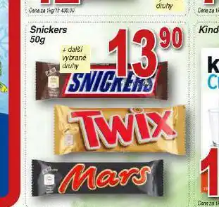 Hruška Snickers nabídka